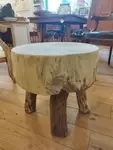 Brutalist side table 