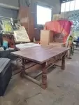 Solid oak farmhouse table