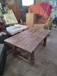 Solid oak farmhouse table