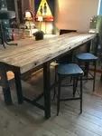 Large table eats standing