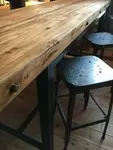 Large table eats standing