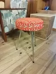 60s/70s stool with a makeover