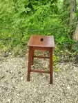 Wooden workshop stool