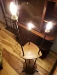Three-light floor lamp