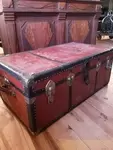 Large travel trunk 1900