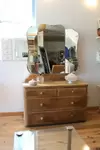 Triptych dressing table chest of drawers