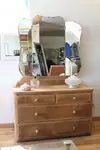 Triptych dressing table chest of drawers