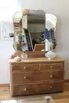 Triptych dressing table chest of drawers