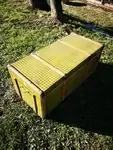 Trunk 50s 60s in wood and tole