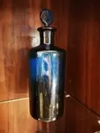 Valerian blue glass pharmacy jar