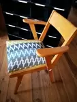 Vintage bridge armchair