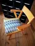 Vintage bridge armchair