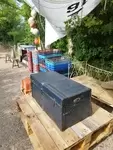 Vintage car trunk