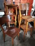 Vintage french pub chairs