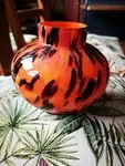 Vintage glass vase