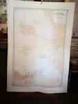 Vintage nautical chart st malo saint michel le havre jersey