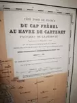 Vintage nautical chart st malo saint michel le havre jersey