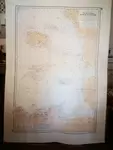 Vintage nautical chart st malo saint michel le havre jersey