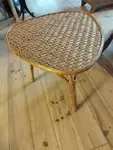 Vintage rattan coffee table