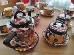 Vintage Sarreguemines tea service