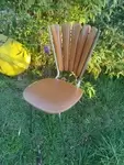 Vintage scallop chair