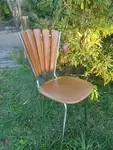 Vintage scallop chair