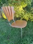 Vintage scallop chair