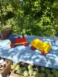 Vintage wooden train 