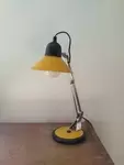 Vintage yellow desk lamp