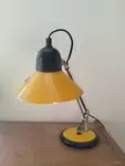 Lampe de bureau vintage jaune