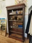 Antique bookcase display case, circa 1900