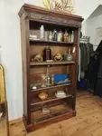 Antique bookcase display case, circa 1900