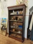 Antique bookcase display case, circa 1900