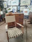 Voltaire rope armchair