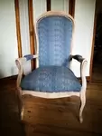 Voltaire upholstered