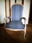 Voltaire upholstered