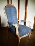Voltaire upholstered
