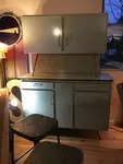 Water green formica buffet