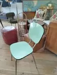 Water green formica chair