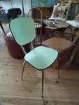 Water green formica chair