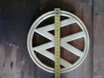 White VW Combi Bay Window logo