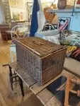 Wicker basket.