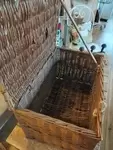 Wicker basket.