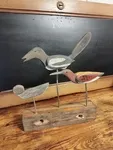 Wooden birds seaside decoration