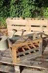 Wooden bottle rack 