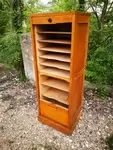 Wooden curtain filing cabinet