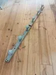 Large wooden school coat rack 