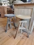 Wooden screw stool 