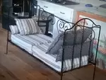 Wrought iron bed