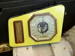 Yellow formica barometer